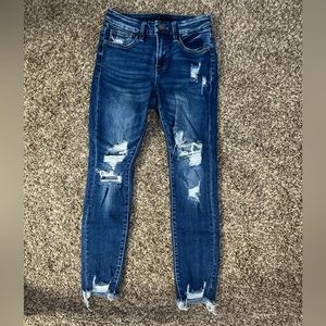 Flying Monkey Mid Rise Ankle Skinny Jean